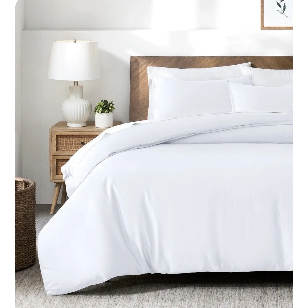 Nicole Miller Artelier Cotton Tencel Queen 3-Piece Duvet Plus Two Shams NWT